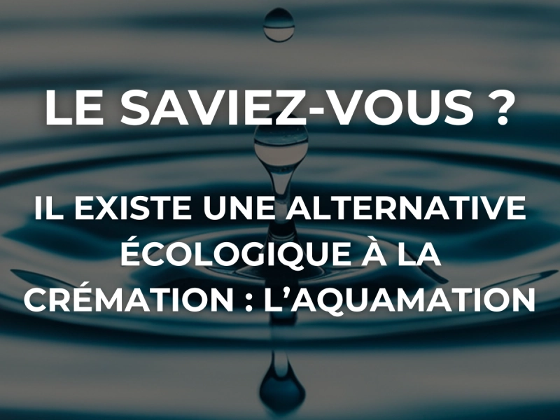 L’aquamation : une alternative écologique à la crémation